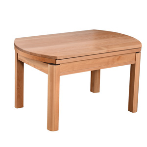 Dazhang Jiaju Solid Beech <b>Wood</b> <b>Dining</b> <b>Table</b> <b>Extendable</b> Rectangle Modern Minimalist Style For <b>Dining</b> Room - Product Image 5