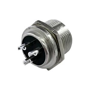 Conector de Aviación GX16 de 2/3/4/5/6/7/8/9/10 Pines, Conector Macho y Hembra Impermeable M16, IP65 - Product Image 1