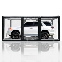 Garage de voiture gonflable transparent PVC Portable Commercial bâche de voiture gonflable salon commercial abri de voiture gonflable Capsule tente