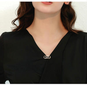 Perle Clip Strass Boutons Or Base Cristal Charmes Embellissements Diy Bijoux Accessoires De Mariage - Product Image 5