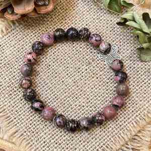 Pulsera de Piedra Natural con Cuentas de Vidrio Coloridas, Vibraciones Positivas, Joyería Personalizada, Tarjeta de Joyería Personalizada, Gerente de Cuentas Dedicado - Product Image 4