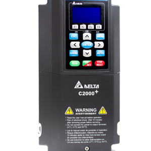 ไดรฟ์ AC กำลังสูง 5 แรงม้า Delta C2000 Plus VFD รุ่น VFD037C43A-21 3.7 กิโลวัตต์ พร้อม PLC ในตัว และการสื่อสารแบบ CANopen - Product Image 1