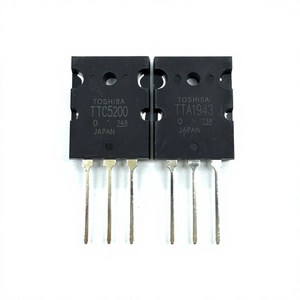 Transistor Darlington PNP TO-3PL 2SC5200 2SA1943 TTA1943 TTC5200 Toshiba 150W 15A para Amplificador de Audio, Transistor de Potencia 230V, IC ODM - Product Image 1