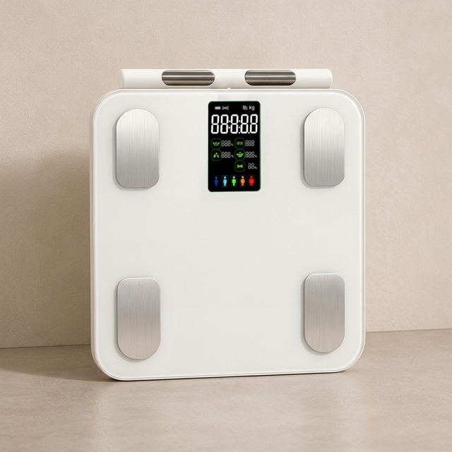 8-electrode Segmental BIA Smart Body Fat Scale 23 Health Insights Custom Fitness Plans,Full-body Scan  Home Health Companion