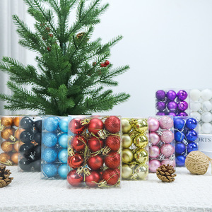 Bolas Decorativas Electrochapadas de 3cm para Navidad con Acabados Brillantes y Mate, Adornos Colgantes para Árbol de Navidad, Decoraciones para Fiestas y Festivales - Product Image 3