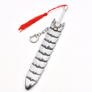 Offre Spéciale 22cm métal alliage tripes Berserk <span class=keywords><strong>épée</strong></span> porte-clés Pop-up Anime Dragonslayer Mini Katana pour Cosplay Collection - Product Image 6