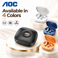 AOC Wireless 5.4 Earbuds ENC Noise Cancelling TWS Earphones HiFi Stereo Mic Touch Control Headphones OEM ODM Grosir