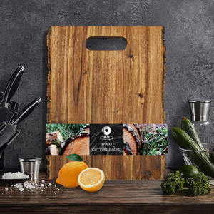 Individuelle verrottete Akazienholz-Schneidebretter für die Küche Scharkuiterie Obst Gemüse Holz-Schneidebrett - Product Image 5