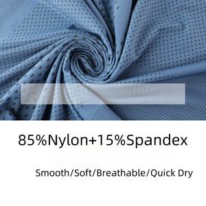 Camiseta atlética para hombre, ropa deportiva de nailon para correr, camisetas de gimnasio, camisetas elásticas deportivas ligeras - Product Image 6