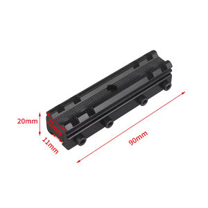 Adaptateur de conversion tactique en métal de 11 mm à 21 mm pour support de lunette de visée laser – Vente en gros - Product Image 2