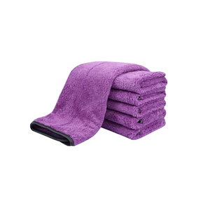 Prix d'usine en gros Couleurs personnalisées Serviettes de nettoyage de voiture en microfibre à séchage rapide Motif de rouleau de coton doux de qualité supérieure - Product Image 3