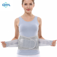 Ceinture de soutien lombaire post-partum à très haute élasticité et taille haute, pour le soutien du dos et la protection des lombaires