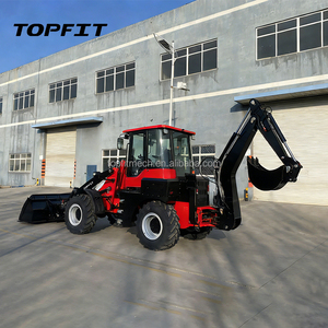 Retroexcavadora de Servicio Pesado TOPFIT WZ28-20 con Cargador de Ruedas, Motor Turbodiésel de 5 Toneladas, Potencia de 65KW, Capacidad de Cucharón de 1m3 - Product Image 6