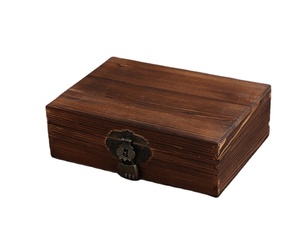 Box Wood High Quality Customised Jewelry Small Wooden Gift Box With Clamshell Lid Lock