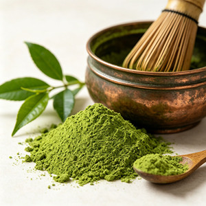 Matcha en Polvo de Alta Calidad para Repostería, Extracto de Té Verde de Grado Alimenticio para Pasteles, Helados, Latte, Bebidas, Colorante Natural Verde para Alimentos - Product Image 2