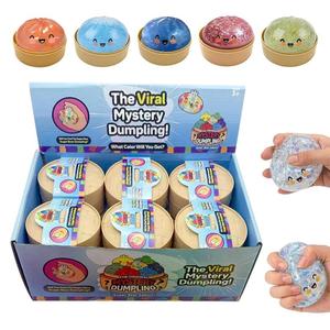 0728 Shiny Sparkly Glitter Dumpling Squishy Stress <b>Balls</b> Sensory <b>Squeeze</b> <b>Ball</b> Fidget Toys for Toy Resellers - Product Image 3