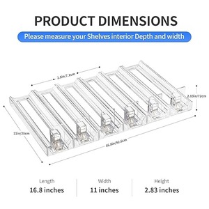 Sistema Automático de Empuje de Estantes con Resorte, Organizador de Exhibición de Frascos Redondos, Soporte para Snus y Chicle - Product Image 5
