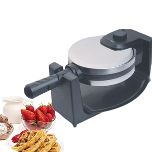 Controllo regolabile in acciaio inossidabile e maniglie Touch rimovibili vassoio gocciolatore girevole belga con piastre antiaderenti - Product Image 1