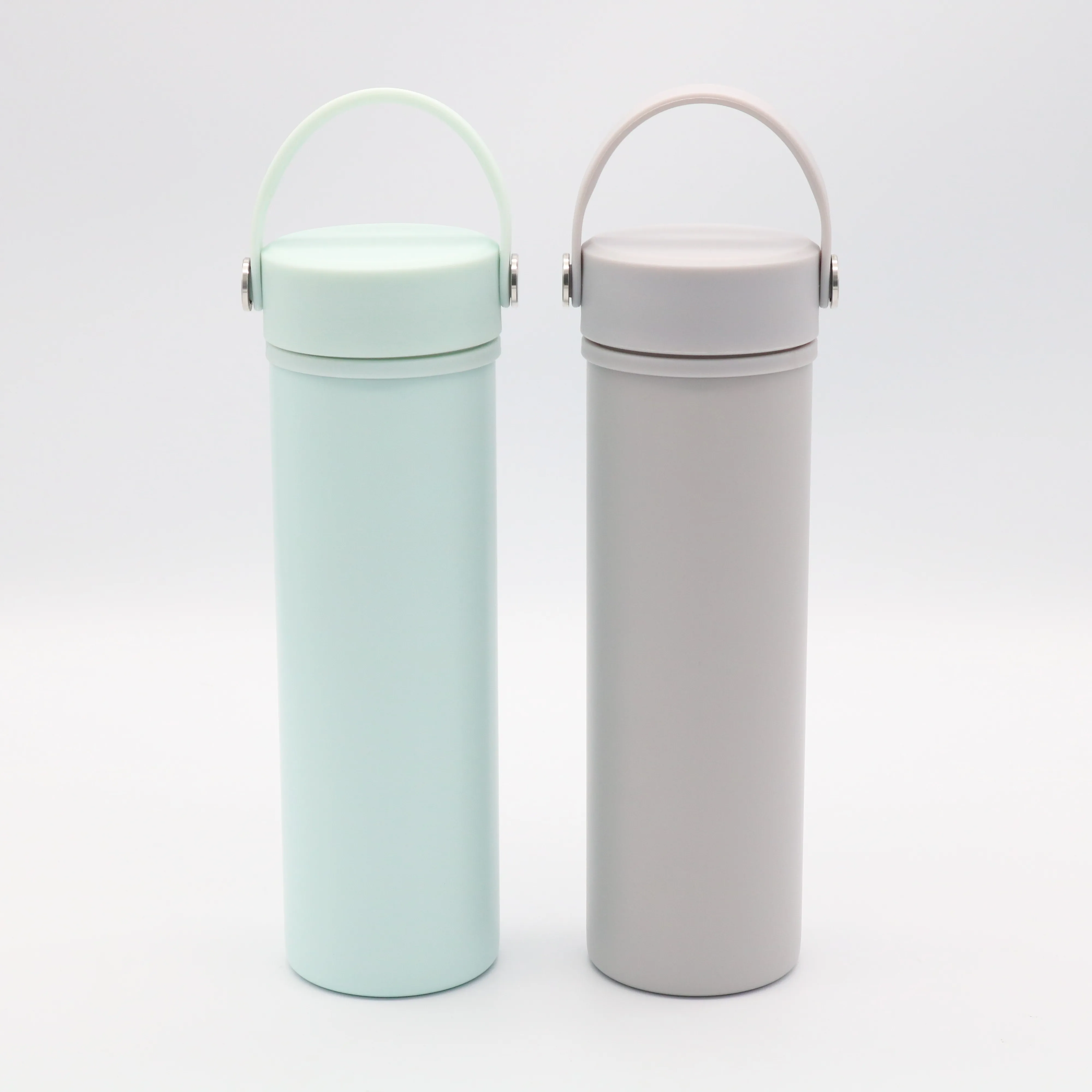 Simple Style 330ml Kunden spezifische Edelstahl-Vakuum flasche Keramik folie Isolier flasche Sport wasser flasche