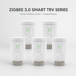 <span class=keywords><strong>Tuya</strong></span> วาล์วหม้อน้ำควบคุมอุณหภูมิแบบอัจฉริยะ, ZigBee3.0ควบคุมอุณหภูมิ ABS สามารถตั้งโปรแกรมได้สำหรับการควบคุมด้วยเสียงผ่านอะเล็กซา - Product Image 2