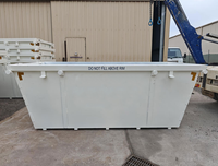 Poubelle d'extérieur Benne à ordures de construction de haute qualité Poubelles métalliques