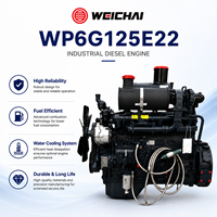 Mesin Diesel Industri Kecil SCDC Weichai Seri WP6G WP6G125E22 92kW untuk Pompa Irigasi, Pompa Pemadam Kebakaran, Pompa Transfer Air