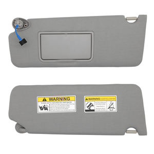 حاجب شمس قابل للطي من البولي بروبيلين والقماش باللون الرمادي لسيارات بايلوت 2016-2022 وريدجلاين 2018-2020 مع إضاءة للزينة # 83280-TG7-A12ZA - Product Image 5