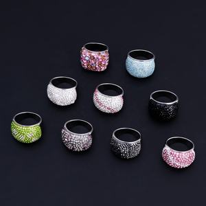 Bagues de mode en gros, bagues de fiançailles pour couples, bijoux cadeaux, accessoires de bagues en acier inoxydable - Product Image 6