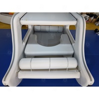 Nouvelle annonce : Bateau gonflable électrique à pont double, type maison flottante, avec structure Drop Stitch, pour les loisirs aquatiques et les fêtes.