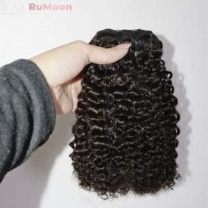 Paquetes de Cabello Afro Rizado Negro al por Mayor, Cabello Humano Virgen 100%, Extensiones de Cabello Brasileño de la Marca Rumoon - Product Image 5