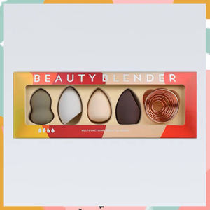 Éponge de maquillage pour le visage, marque OEM, étiquette privée, sans latex, super douce, modèle personnalisable, lavable, pour poudre, utilisation comme houppette - Product Image 2