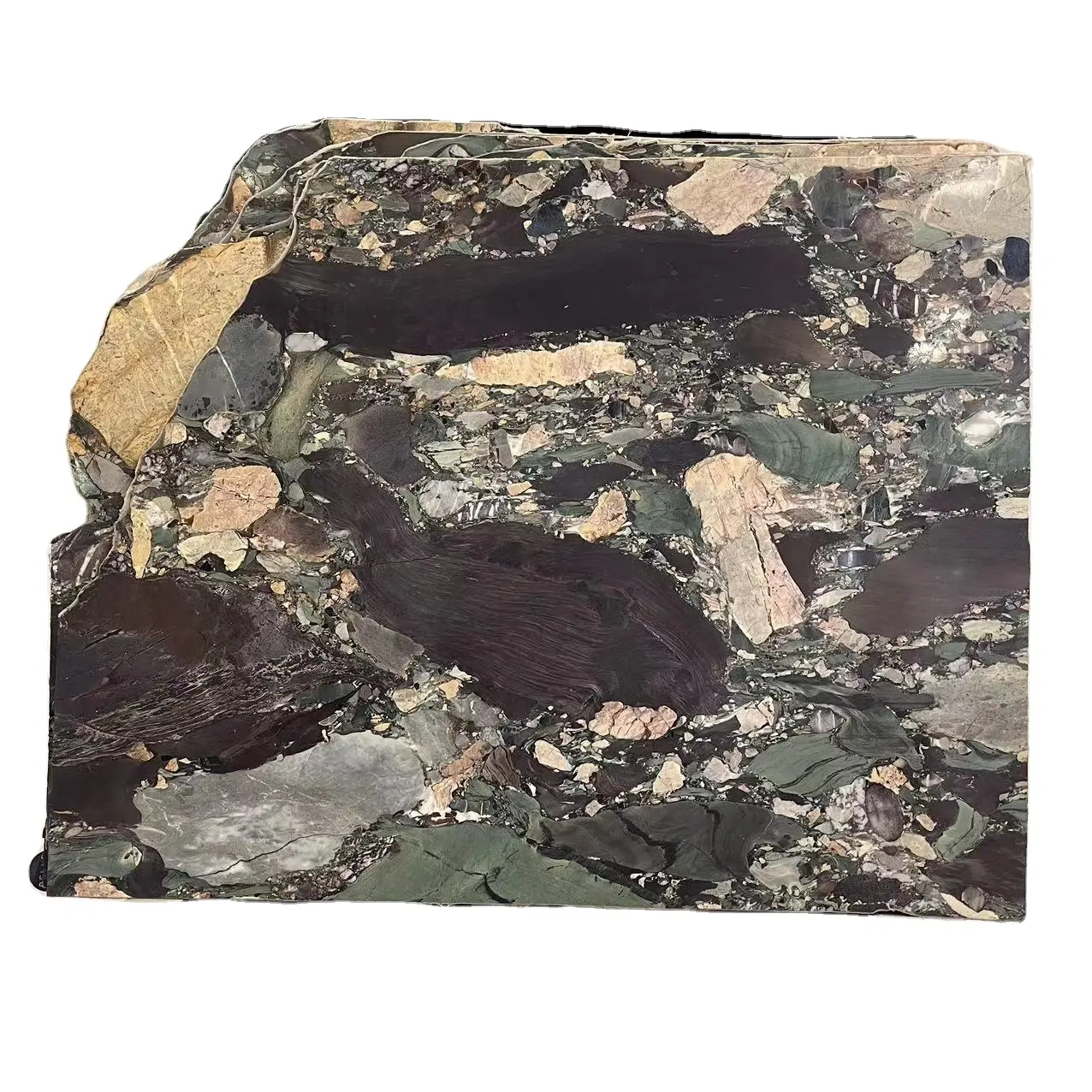 Piedra de mármol de cuarzo para mesa, calidad superior, francés, Multicolor, Verde, Quatre