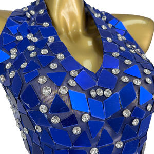 Robe de soirée longue de luxe avec <span class=keywords><strong>paillettes</strong></span> et strass pour femmes, robe de soirée dos nu, robe de banquet, robe de soirée, <span class=keywords><strong>tenue</strong></span> de club, <span class=keywords><strong>tenue</strong></span> de festival - Product Image 5