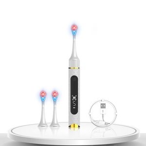 Brosse à dents électrique sonique à ultrasons OEM à lumière bleue pour blanchiment des dents, vente chaude - Product Image 1