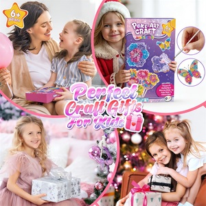 Kits de Arte Poke - <span class=keywords><strong>Manualidades</strong></span> de Flores Mágicas <span class=keywords><strong>para</strong></span> Niños de 4 a 12 Años, Regalos de <span class=keywords><strong>Cumpleaños</strong></span> y Navidad, Recuerdos de Fiesta, Poliéster y Cartón - Product Image 6
