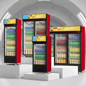 Tủ lạnh kính trưng bày Pepsi, tủ đông và tủ lạnh, thiết bị làm lạnh đồ uống lạnh cho cửa hàng - Product Image 4