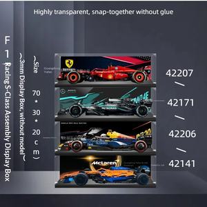 Boîte <span class=keywords><strong>de</strong></span> présentation en acrylique pour voitures <span class=keywords><strong>de</strong></span> course F1 42141 42207 42171, couvercle anti-poussière pour rangement - Product Image 2