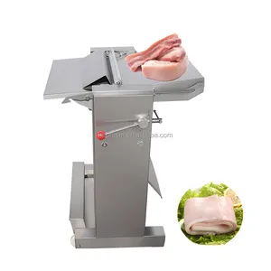 Machine de découpe automatique de peau de porc à haut rendement Machine retirée de porc de peau d'approvisionnement d'usine Machine de fabrication de viande de porc de qualité