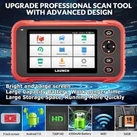 Nuevo - LAUNCH X431 CRP129E PLUS Herramienta de Diagnóstico Completo para Automóviles con 8 Servicios de Reinicio, OBD OBD2, Escaneo Automático de VIN, Prueba de Batería
