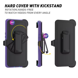 Coque de téléphone robuste antichoc pour les séries <span class=keywords><strong>Honor</strong></span> Magic 5/6/7 Lite & X8/X9 avec béquille rotative à 360 ° - Product Image 5