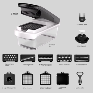 गर्म बिक्री रसोई मैटोलिन टमाटर स्लिसर डिसर मल्टीफंक्शनल हैंड प्रेस सुरक्षित खाद्य चक्की - Product Image 5