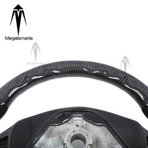 Apto para <span class=keywords><strong>Jaguar</strong></span> Ftype E-PACEleather XE XEL XFL XJ XF volante de fibra de carbono de la F-PACE - Product Image 5