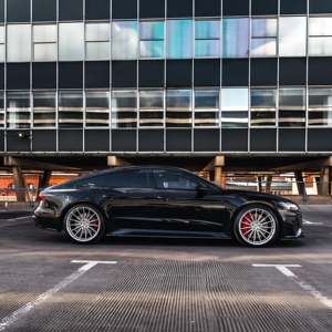 Velg SHIN Forged Brushed Silver Monoblock <span class=keywords><strong>Concave</strong></span> Forged Rims 18 19 20 21 22 Inch 66.6 5x112 VFS-2 untuk Audi A4 A5 A6 RS5 Q5 Q7 - Product Image 5