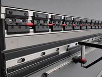 Presse plieuse électro-hydraulique CNC 110T 3200mm, machine de pliage synchronisée pour tôles, pour ligne de production