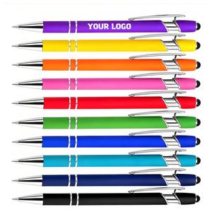 Bolígrafo de Metal de Lujo al por Mayor para Oficina, Bolígrafo Promocional con Punta Táctil para Tablet, Regalo Publicitario Personalizado con Logotipo - Product Image 4