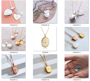 Collana con Ciondolo Inciso in Argento 925 all'Ingrosso, Design Personalizzato, Servizio OEM per <span class=keywords><strong>Distributori</strong></span> Internazionali - Product Image 3