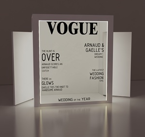 Scatola Rivista di Moda per Sfondo Fotografico Pubblicitario Fiera Stand Fotografico Stile Vogue - Product Image 6