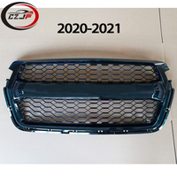 CZJF Bonne Qualité Chromé Ruban Noir Avec Grille Avant Légère pour Isuzu Dmax 2017 2018 2019 2020 2021 Grilles De Voiture