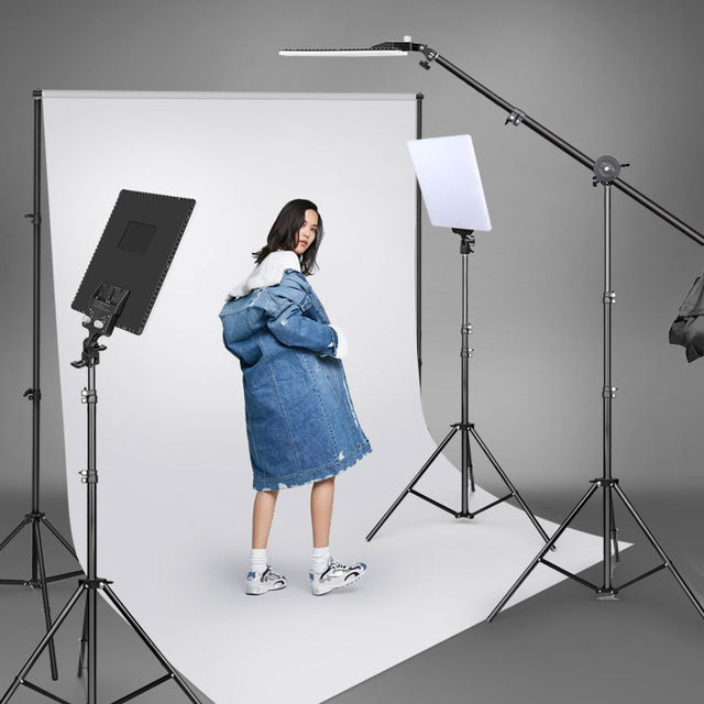 SIMAR 40W Portable Mini Foldable Waterproof 2700K-6500K Dimmable LED Studio Light with Remote Control for Photography Video Use