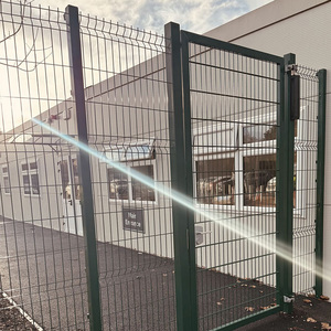 Tất cả-trong-một màu xanh đậm sắt mạ kẽm 6 chân cao 3D hàng rào Kit tấm bài viết <span class=keywords><strong>clip</strong></span> cho giải pháp hoàn chỉnh 3D mô hình bao gồm - Product Image 1